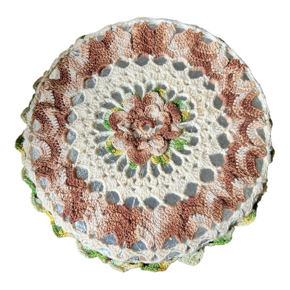 Vintage Hand Crocheted Hot Pad